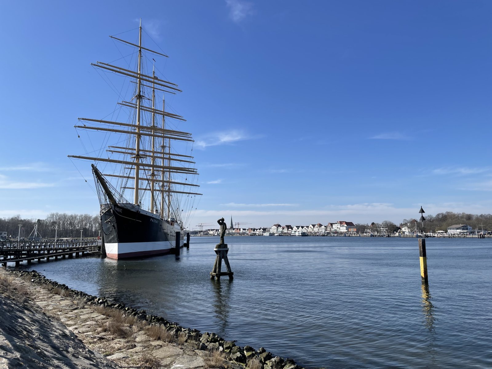 Segelschiff Passat in Travemünde